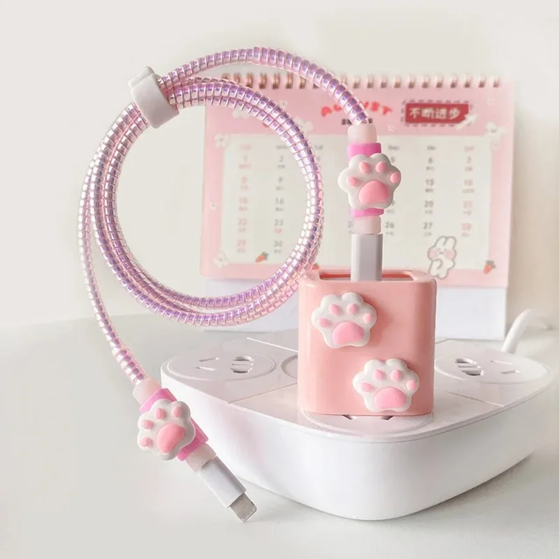 Kawaii Cable Winder Cute USB Charger Adapter Protect Cover Line Fixer Cable Wrap Data Line Protector Office Desk Organizer
Kawaii Cable Winder Cute USB Charger Adapter Protect Cover Line Fixer Cable Wrap Data Line Protector Office Desk Organizer