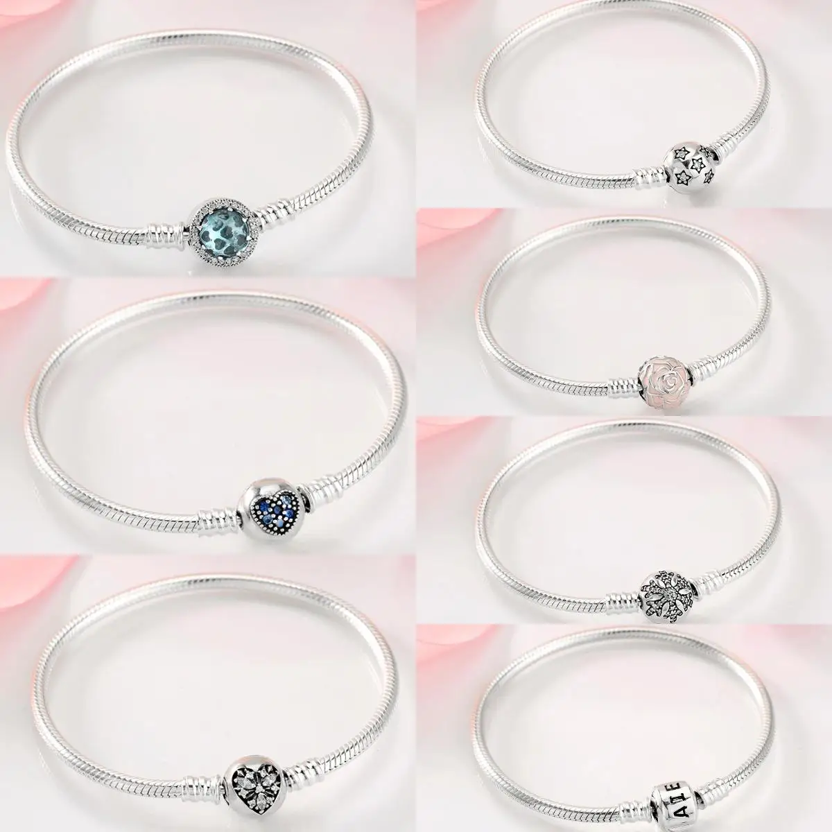 Heart of the Ocean 925 Sterling Silver Bracelets Snake Chain for Womens Accessories Fashion Jewelry Gift
Heart of the Ocean 925 Sterling Silver Bracelets Snake Chain for Womens Accessories Fashion Jewelry Gift