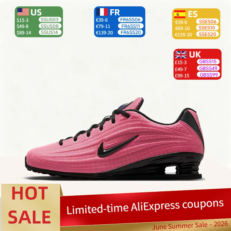 Nike SHOX Z Classic Fashionable, Durable, Lightweight, and Comfortable Low-Top Casual Shoes for Women - Pink HQ7540-601
Nike SHOX Z Classic Fashionable, Durable, Lightweight, and Comfortable Low-Top Casual Shoes for Women - Pink HQ7540-601
