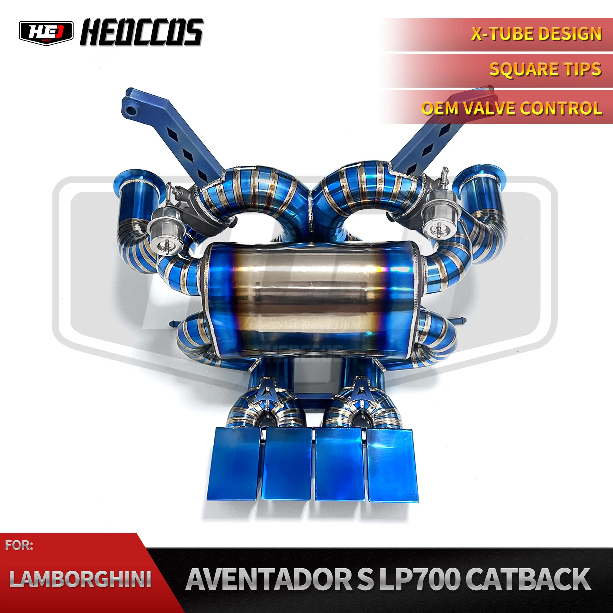 HEO Performance For Lamborghini Aventador LP700-4 Valvetronic 2011-2016 Titanium Exhaust System Catback
HEO Performance For Lamborghini Aventador LP700-4 Valvetronic 2011-2016 Titanium Exhaust System Catback