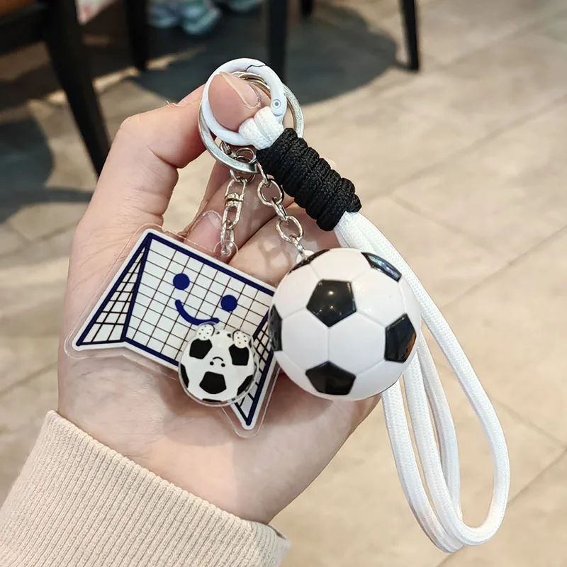 Funny Spinning Soccer Goal Keychain Creative Football Game Keyring Cute Interactive Acrylic Bag Charm Pendant for Fans Gift
Funny Spinning Soccer Goal Keychain Creative Football Game Keyring Cute Interactive Acrylic Bag Charm Pendant for Fans Gift