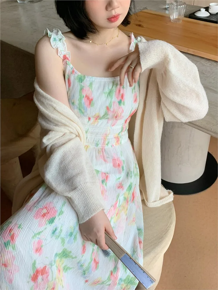 Print Dress New A-Line Spaghetti Strap Dress Summer Elegant Luxury Women Party Dress Ruffle Leaf Shoulder Strap Tank Top Dress
Print Dress New A-Line Spaghetti Strap Dress Summer Elegant Luxury Women Party Dress Ruffle Leaf Shoulder Strap Tank Top Dress