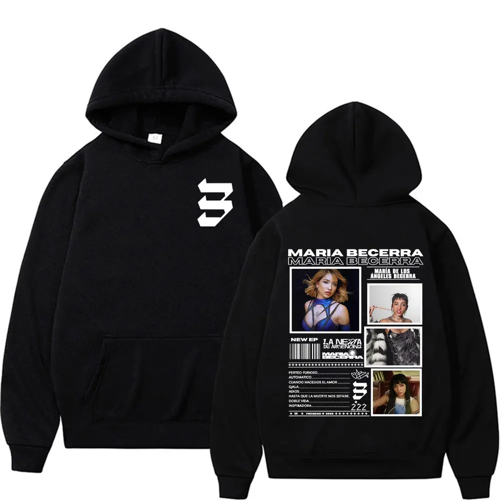 Singer Maria Becerra La Nena Album 2025 Tour Pullovers Men Women Fashion Hip Hop Harajuku Sweatshirt Oversized Pop Music Hoodies
Singer Maria Becerra La Nena Album 2025 Tour Pullovers Men Women Fashion Hip Hop Harajuku Sweatshirt Oversized Pop Music Hoodies