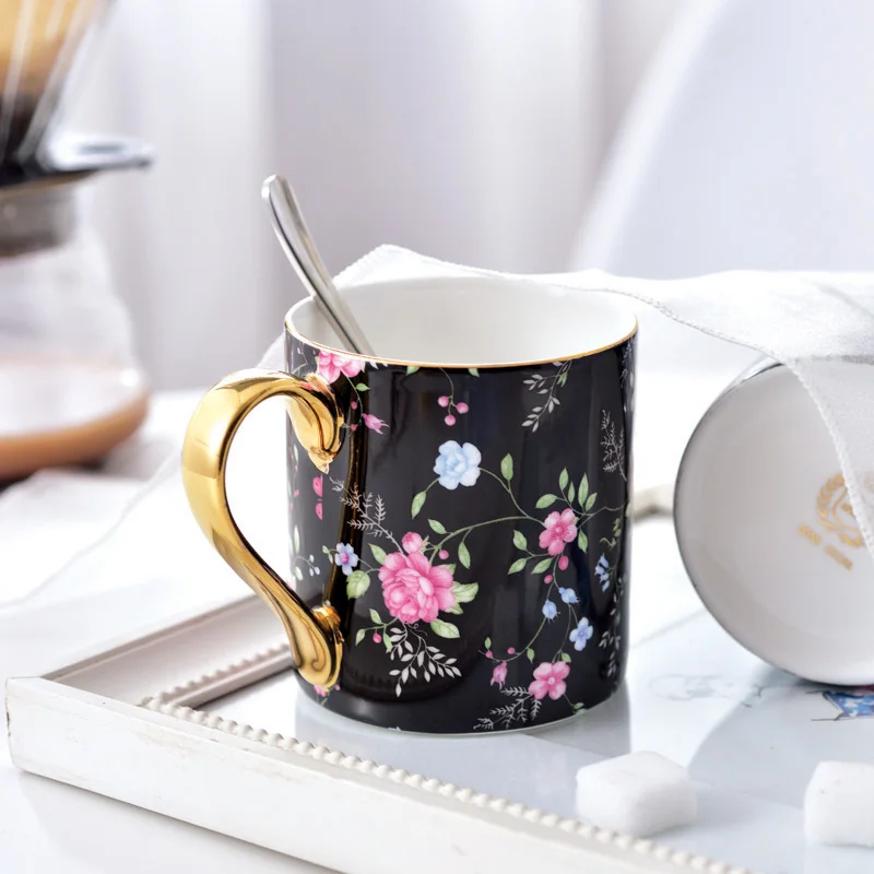 EECAMAIL High-grade bone china European mug coffee cup large capacity milk breakfast cup office water cup couple pair cup
EECAMAIL High-grade bone china European mug coffee cup large capacity milk breakfast cup office water cup couple pair cup