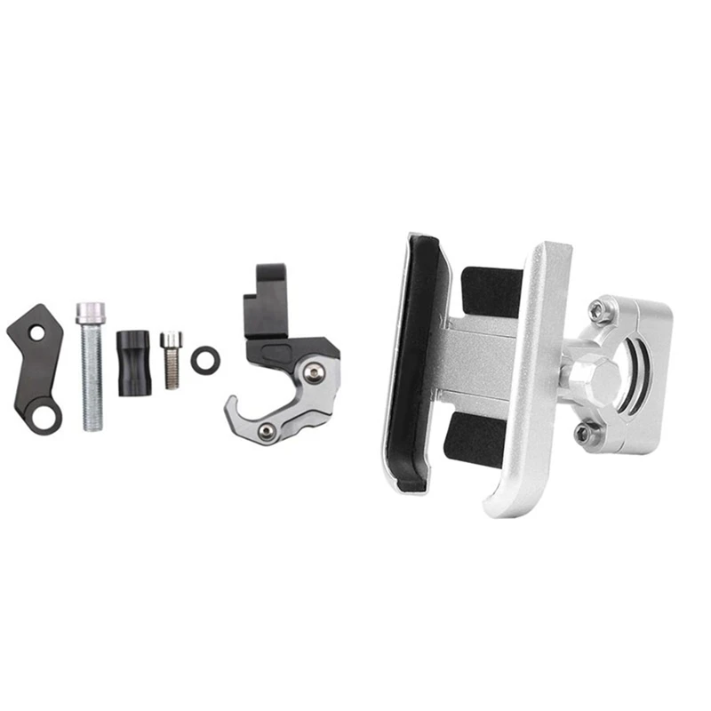 1 Pcs Motorcycle Accessories Folding Hanger Hook & 1 Pcs Handlebar Rearview Mirror Mobile Phone Holder Stand
1 Pcs Motorcycle Accessories Folding Hanger Hook & 1 Pcs Handlebar Rearview Mirror Mobile Phone Holder Stand