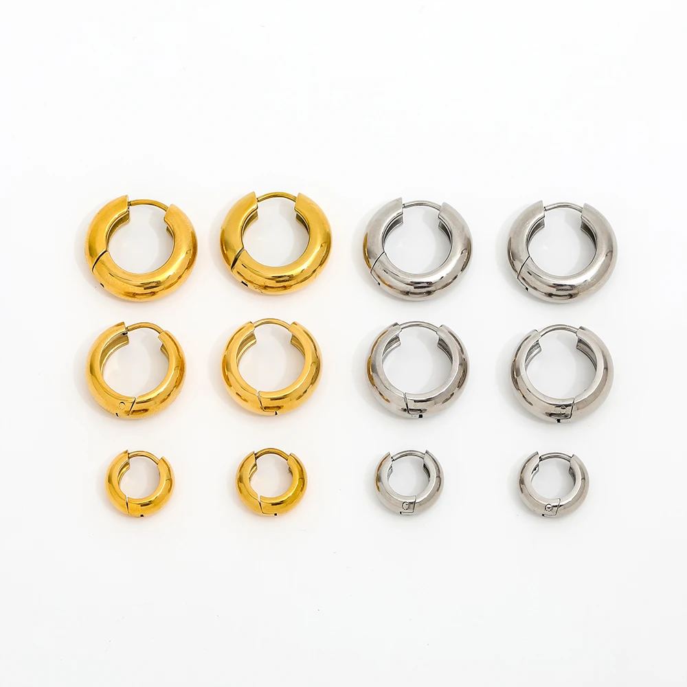 Joolim Jewelry Waterproof & Tarnish Free Minimalist PVD New Small Circle Huggie Stainless Steel Earring for Women
Joolim Jewelry Waterproof & Tarnish Free Minimalist PVD New Small Circle Huggie Stainless Steel Earring for Women