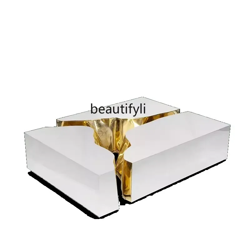 Nordic Italian Style Light Luxury Coffee Table Special-Shaped Minimalist Model Room Living Room Villa Creative Design Tea Table
Nordic Italian Style Light Luxury Coffee Table Special-Shaped Minimalist Model Room Living Room Villa Creative Design Tea Table