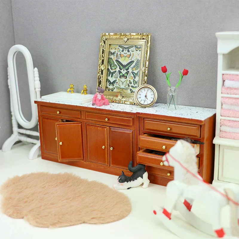 Миниатюрный шкаф для кукольного домика 1:12, тумба с раковиной, комод, шкаф для хранения, мебель, декор, игрушка, аксессуары для кукольного домика
Миниатюрный шкаф для кукольного домика 1:12, тумба с раковиной, комод, шкаф для хранения, мебель, декор, игрушка, аксессуары для кукольного домика