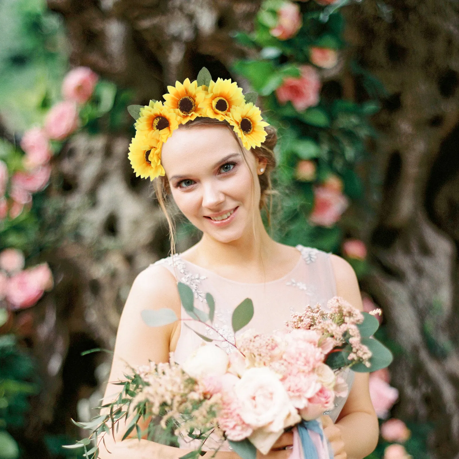2Pcs Sunflower Headband Artificial Flower Headwear Yellow Boho Floral Crown for Women Beach Party Accessories Spring Summer
2Pcs Sunflower Headband Artificial Flower Headwear Yellow Boho Floral Crown for Women Beach Party Accessories Spring Summer