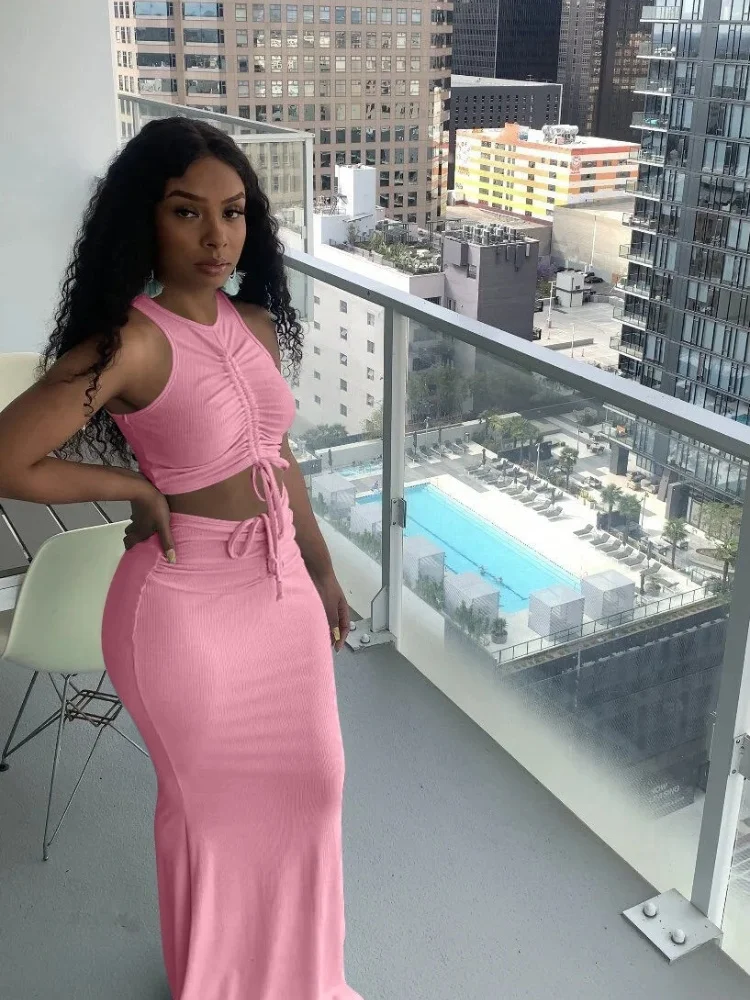 Три сестры, новые поступления, летняя модная женская одежда для отдыха и поездок на работу, однотонные женские комплекты из двух предметов без рукавов, 2025
Три сестры, новые поступления, летняя модная женская одежда для отдыха и поездок на работу, однотонные женские комплекты из двух предметов без рукавов, 2025