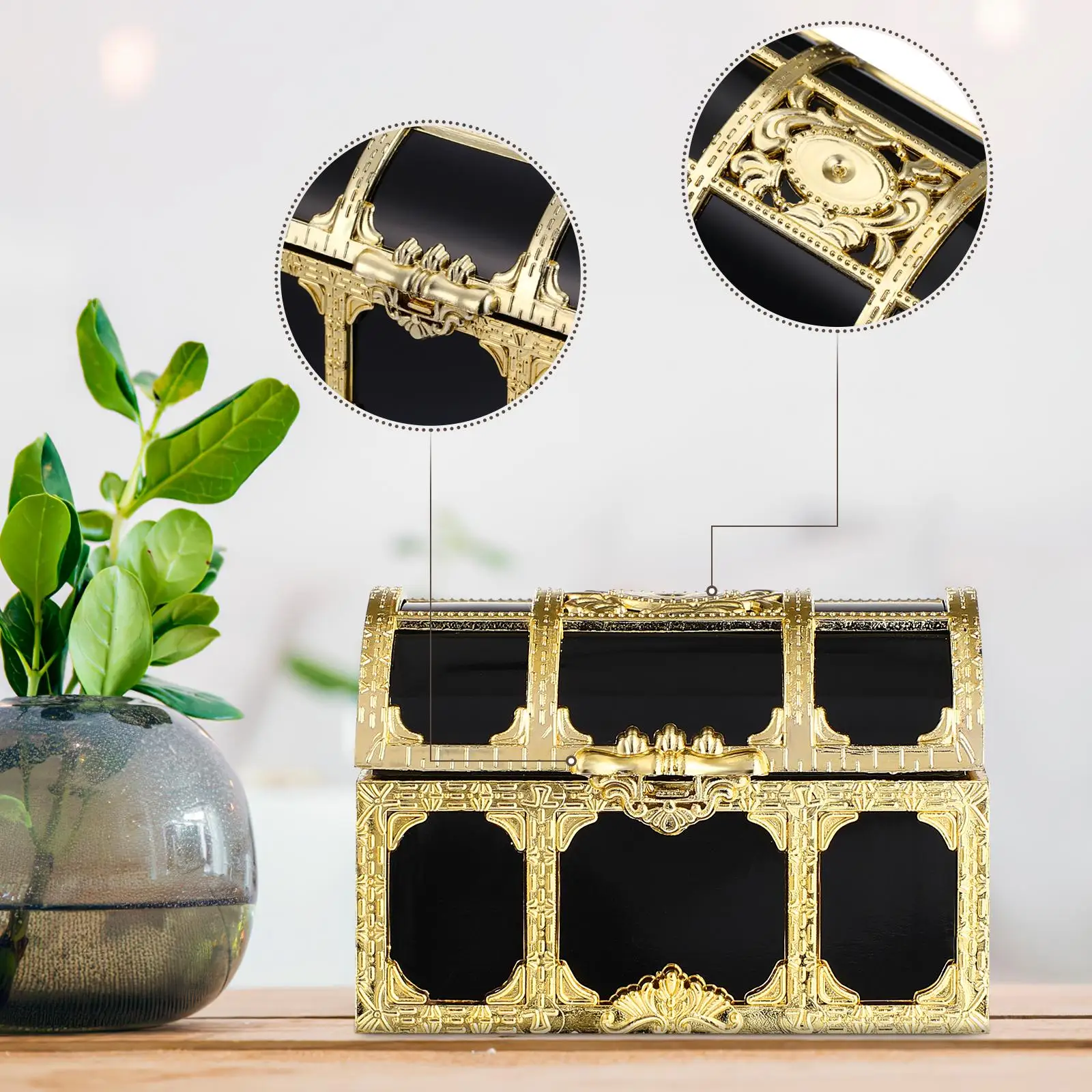 12 Pcs Pirate Candy Boxes Golden Treasure Chest Black Theme Party Favors Toys Storage Containers Kids Treats Gifts
12 Pcs Pirate Candy Boxes Golden Treasure Chest Black Theme Party Favors Toys Storage Containers Kids Treats Gifts