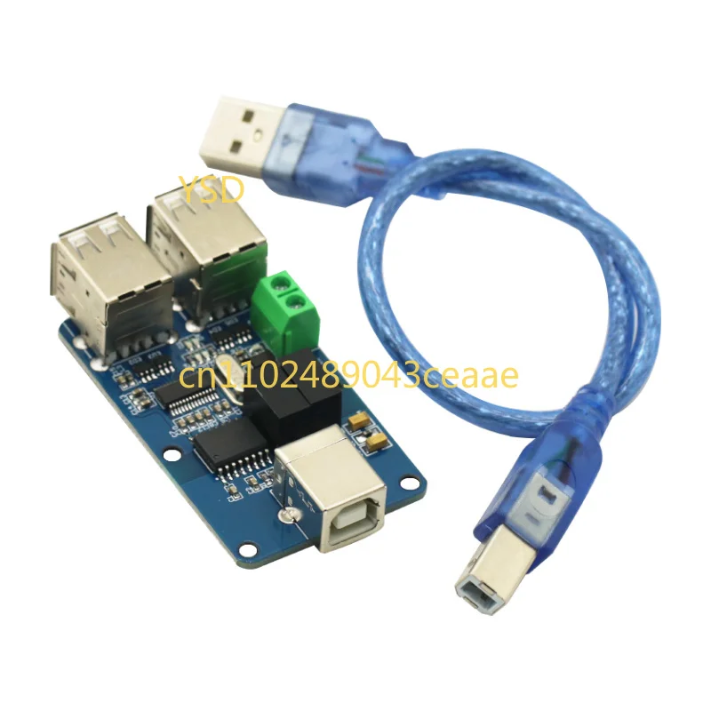 4 Channel USB Isolator 1500V USB HUB Isolation Module Coupling Protection Board ADUM3160 USB 2.0
4 Channel USB Isolator 1500V USB HUB Isolation Module Coupling Protection Board ADUM3160 USB 2.0