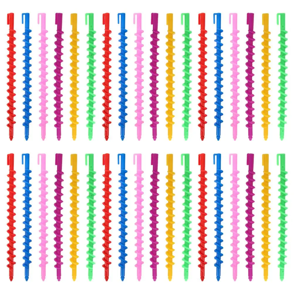 40 Pcs Spiral Perm Bar Hair Rods Curling Plastic Hairdressing Tool Abs for Curls Long
40 Pcs Spiral Perm Bar Hair Rods Curling Plastic Hairdressing Tool Abs for Curls Long