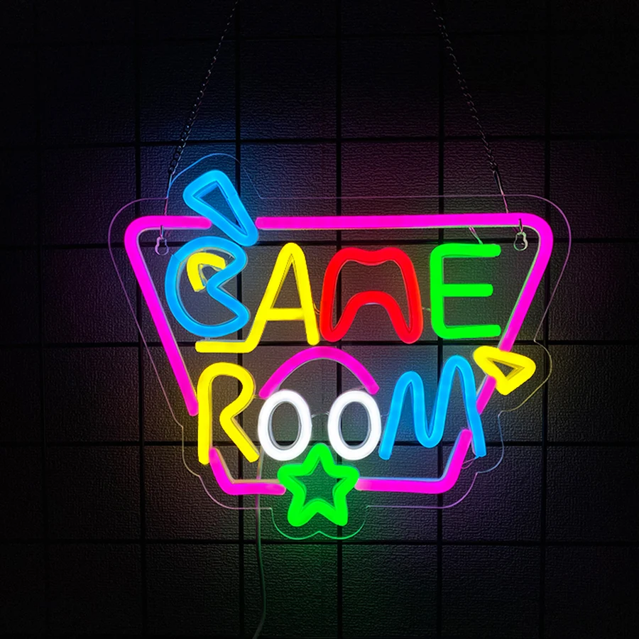 Game Room Led Neon Sign, Used For Wall Decor, Bedroom, Game Room, Bar, Man Cave Wall Lamp, The Best Birthday Gift For Teenagers.
Game Room Led Neon Sign, Used For Wall Decor, Bedroom, Game Room, Bar, Man Cave Wall Lamp, The Best Birthday Gift For Teenagers.
