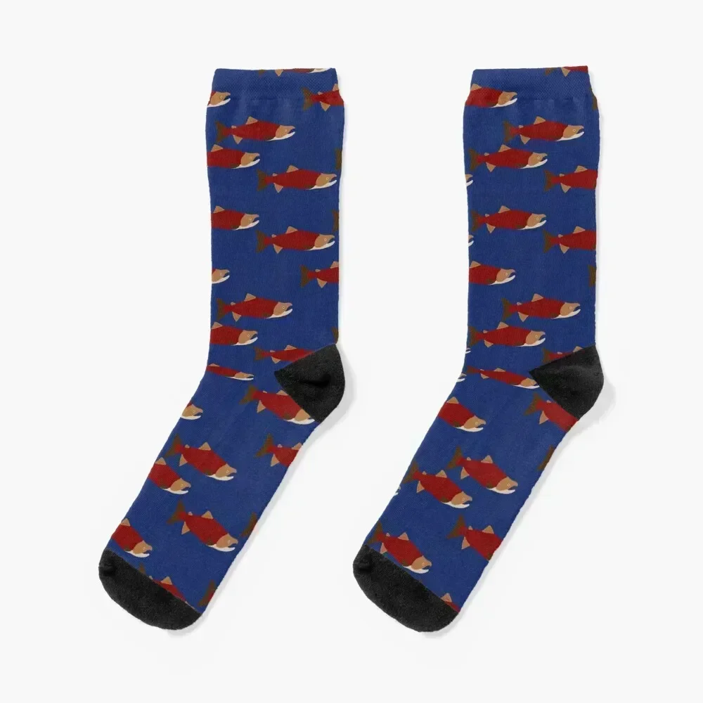 Sockeye Salmon Pattern Socks christmas gifts golf warm winter anime Luxury Woman Socks Men's
Sockeye Salmon Pattern Socks christmas gifts golf warm winter anime Luxury Woman Socks Men's