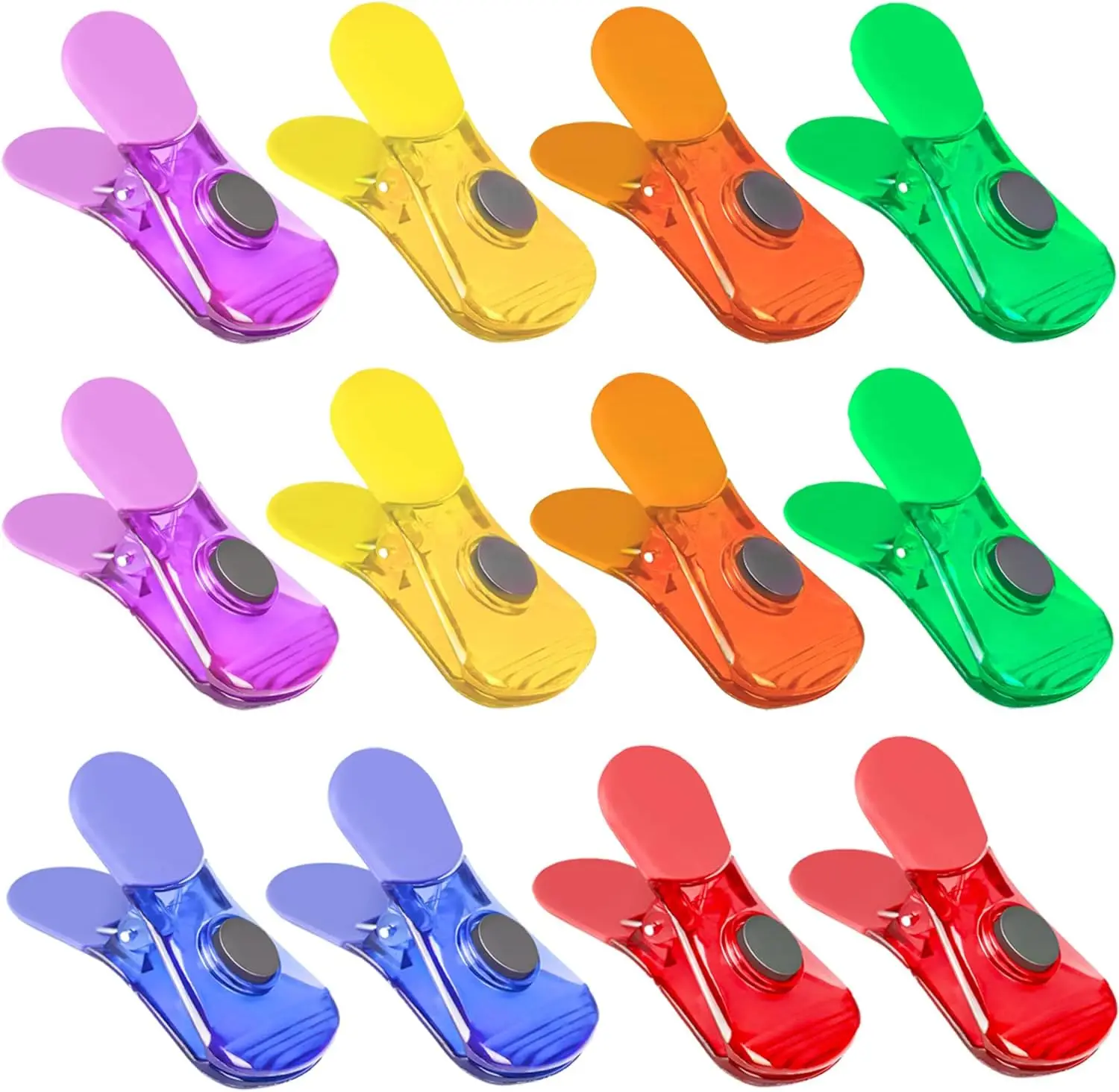 12 Pack Food Storage Bag Clips with Magnet, Air-Tight Sealing for Snacks & Kitchen Organization
12 Pack Food Storage Bag Clips with Magnet, Air-Tight Sealing for Snacks & Kitchen Organization