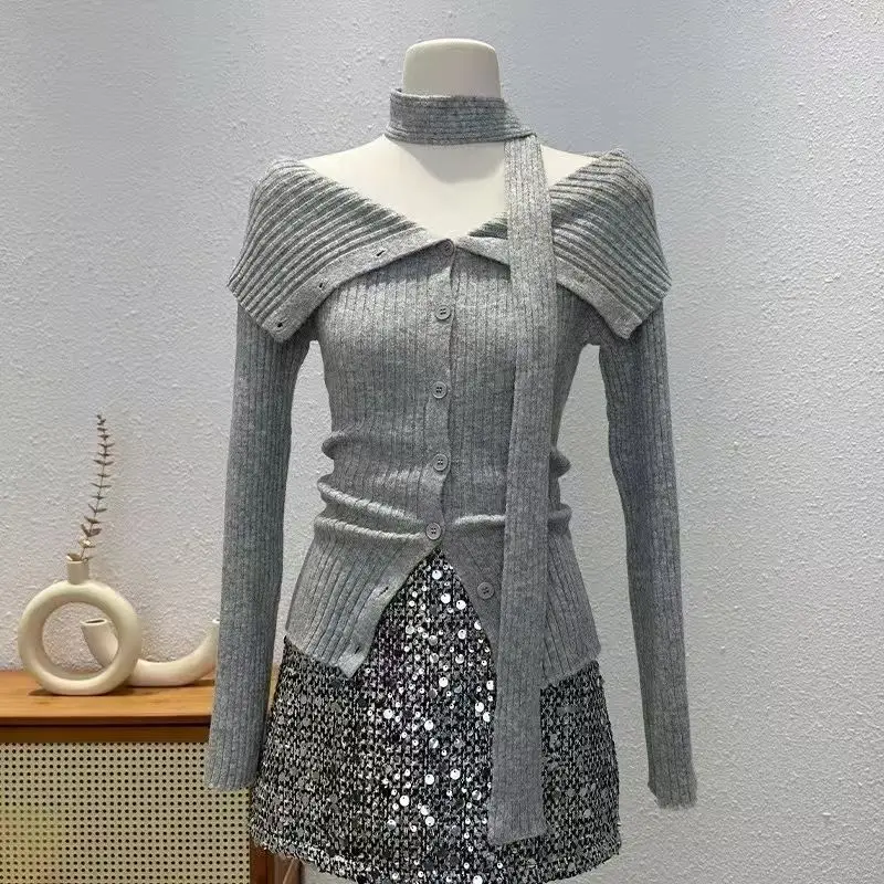 Y2K Korean Sweaters Turn-Down Collar Casual Women Long Sleeve Knitted Jumpers Y2K Vintage Subculture Punk Girl Women Clothing
Y2K Korean Sweaters Turn-Down Collar Casual Women Long Sleeve Knitted Jumpers Y2K Vintage Subculture Punk Girl Women Clothing