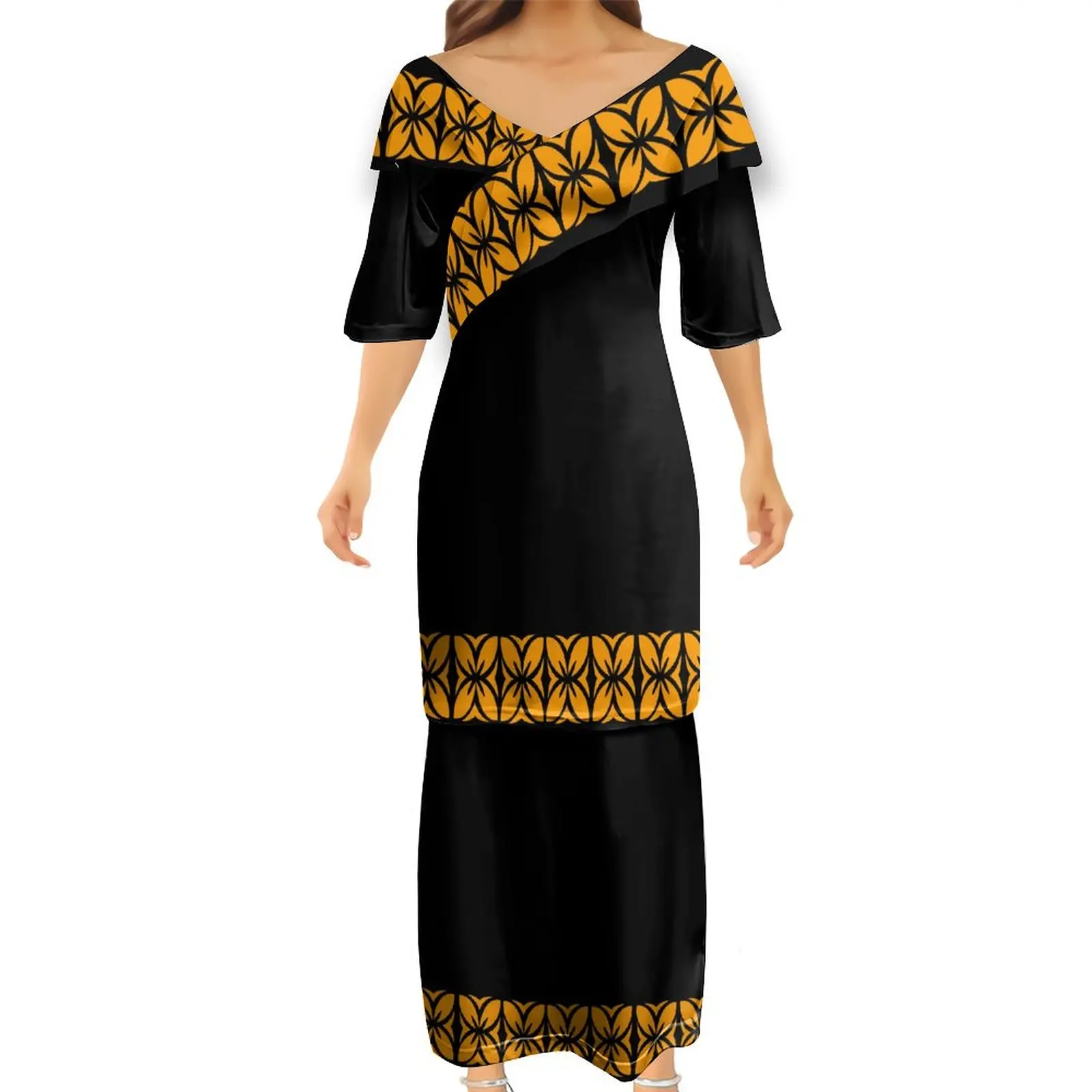 Refined Polynesian Tattoo Puletasi Hot Sale Hawaiian Puletasi Chic Formal Dress Dress Female Puletasi Couple Matching Clothes
Refined Polynesian Tattoo Puletasi Hot Sale Hawaiian Puletasi Chic Formal Dress Dress Female Puletasi Couple Matching Clothes