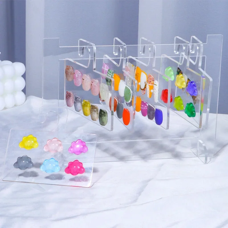 Aurora 10Pcs Acrylic Nail Display Stand Salon False Nails Tips Polish Showcase Sample Display Board for Beauty Salon
Aurora 10Pcs Acrylic Nail Display Stand Salon False Nails Tips Polish Showcase Sample Display Board for Beauty Salon