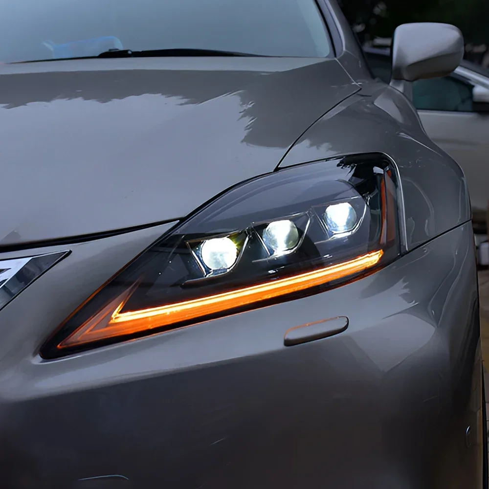 Автоматические фары в сборе для Lexus IS200 IS220 IS250 IS250C IS300H 2006-2012, автомобильные передние фонари, светодиодные аксессуары с тремя линзами проектора
Автоматические фары в сборе для Lexus IS200 IS220 IS250 IS250C IS300H 2006-2012, автомобильные передние фонари, светодиодные аксессуары с тремя линзами проектора