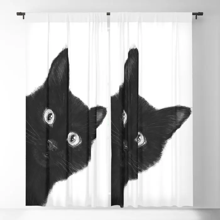 Black Cat Blackout Curtains 3D Print Window Curtains For Bedroom Living Room Decor Window Treatments
Black Cat Blackout Curtains 3D Print Window Curtains For Bedroom Living Room Decor Window Treatments