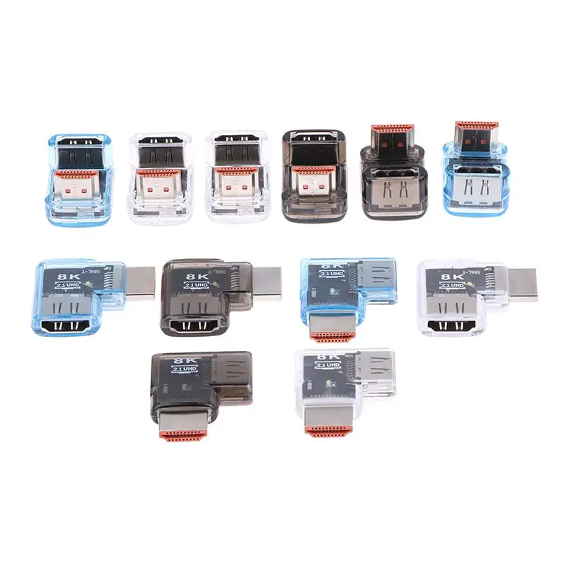 NEW 2.1 Male To Female Adapter 8K@60Hz Male To Female Connector Up Down Angle 90 270 360 Degree For HDMI Cable PC Laptop HDTV
NEW 2.1 Male To Female Adapter 8K@60Hz Male To Female Connector Up Down Angle 90 270 360 Degree For HDMI Cable PC Laptop HDTV