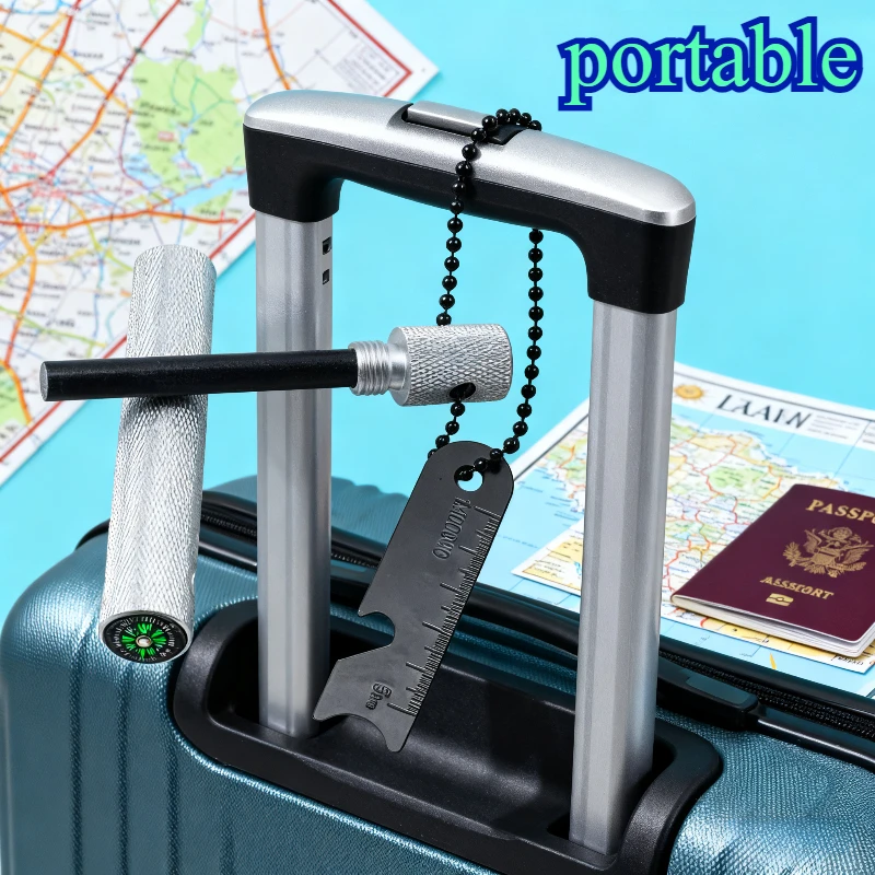 Outdoor Survival Magnesium Rod: Waterproof Spark Stone & Compass, Corrosion-Resistant Fire Starter, Essential Wilderness Tool
Outdoor Survival Magnesium Rod: Waterproof Spark Stone & Compass, Corrosion-Resistant Fire Starter, Essential Wilderness Tool