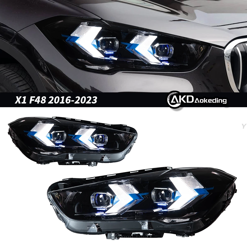 AKD 2PCS Auto Parts For BMW X1 F48 LED Headlights 2016-2023 DRL Turn Signal High Beam Angel Eye Projector Lens
AKD 2PCS Auto Parts For BMW X1 F48 LED Headlights 2016-2023 DRL Turn Signal High Beam Angel Eye Projector Lens