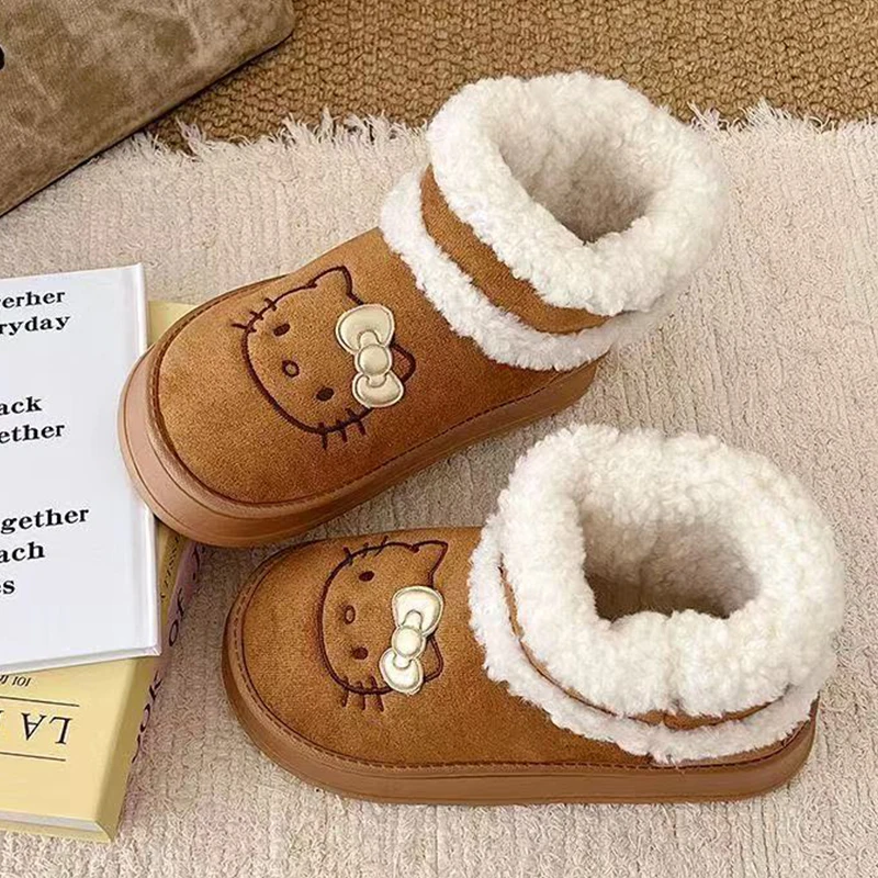 Hello Kitty Anime Shoes Snow Boots Anti-Slip Women Y2K Outdoors Snow Boot Cute Warm Cotton Kawaii Winter Nonslip Short Boot Gift
Hello Kitty Anime Shoes Snow Boots Anti-Slip Women Y2K Outdoors Snow Boot Cute Warm Cotton Kawaii Winter Nonslip Short Boot Gift