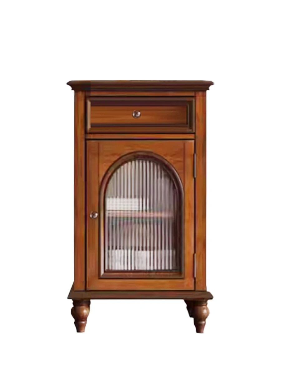 American all-solid wood wine cabinet, arch side , living room retro dining side storage chest , flower
American all-solid wood wine cabinet, arch side , living room retro dining side storage chest , flower