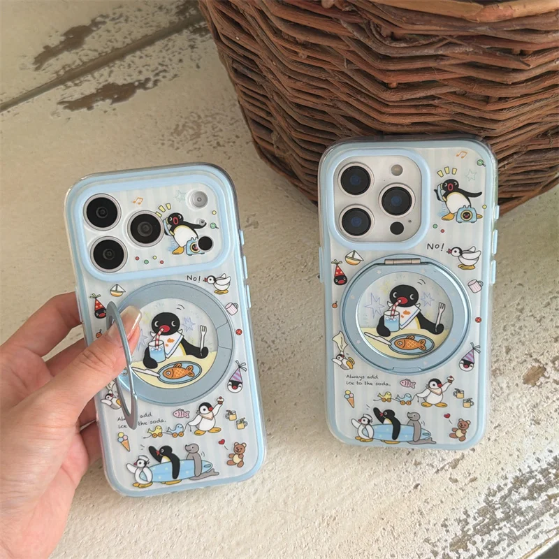 Cute Penguin Cartoon Phone Case For iPhone 17 16 15 Pro Max 360° Clear Soft TPU Shockproof Cover Blue Camera Protection
Cute Penguin Cartoon Phone Case For iPhone 17 16 15 Pro Max 360° Clear Soft TPU Shockproof Cover Blue Camera Protection