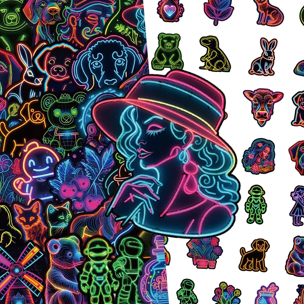 10/30/50pcs Funny Neon Light Graffiti Stickers Cartoon Decoration Decals DIY Skateboard Phone Guitar Cool Waterproof Sticker Toy
10/30/50pcs Funny Neon Light Graffiti Stickers Cartoon Decoration Decals DIY Skateboard Phone Guitar Cool Waterproof Sticker Toy