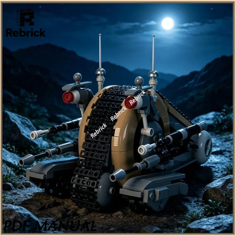 Simulation Snail Tank Droid MOC Bricks Set Sci fi Battle Vehicle DIY Model Educational Toy For Teens Adults
Simulation Snail Tank Droid MOC Bricks Set Sci fi Battle Vehicle DIY Model Educational Toy For Teens Adults