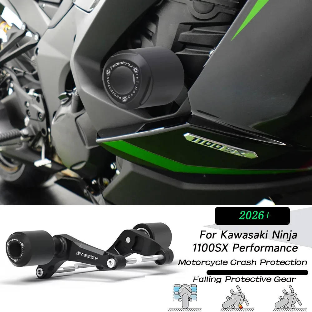 For Kawasaki Ninja 1100SX Performance (2025+) Motorcycle Falling Crash Protection
For Kawasaki Ninja 1100SX Performance (2025+) Motorcycle Falling Crash Protection