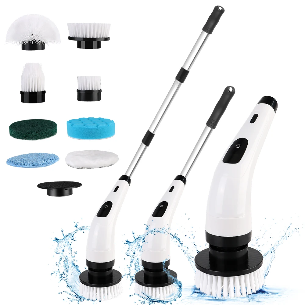 Щетка для мотоцикла, шайба, беспроводная с удлинителем ручки, насадки для щетки с электрической щетиной, полировщик, губка, очиститель, инструменты для мытья ступицы 
Щетка для мотоцикла, шайба, беспроводная с удлинителем ручки, насадки для щетки с электрической щетиной, полировщик, губка, очиститель, инструменты для мытья ступицы