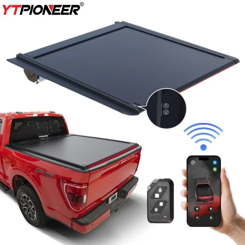 For 2023 2025 Ford F150 Aluminium Electric Retractable Trunk Roll Cover Pickup Truck Bed Tonneau Cover
For 2023 2025 Ford F150 Aluminium Electric Retractable Trunk Roll Cover Pickup Truck Bed Tonneau Cover