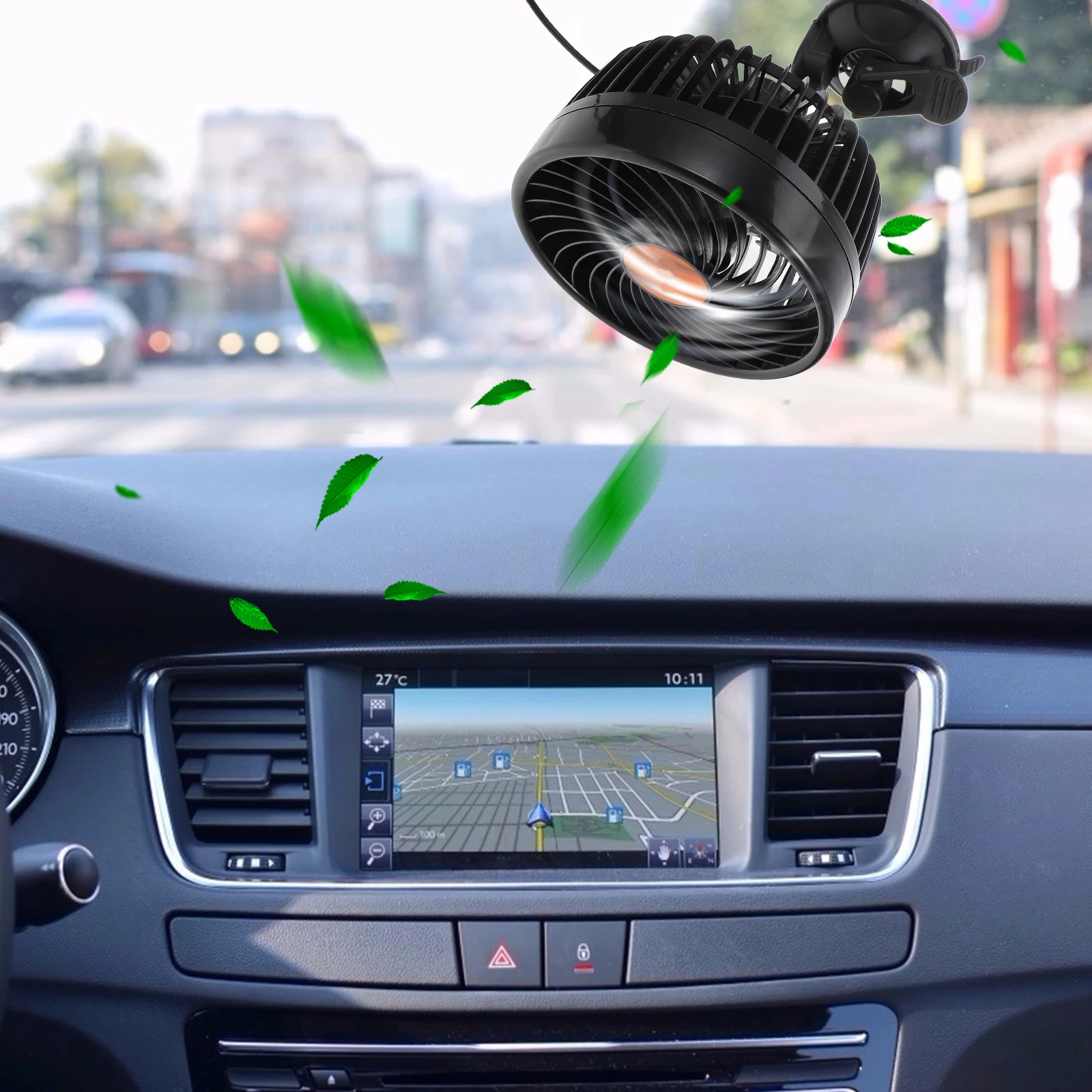 6 Inches Sucker Fan Creative Car Interior Fan Small Summer Fan Convenient Automobile Fan for Men Women (Black, 24V)
6 Inches Sucker Fan Creative Car Interior Fan Small Summer Fan Convenient Automobile Fan for Men Women (Black, 24V)