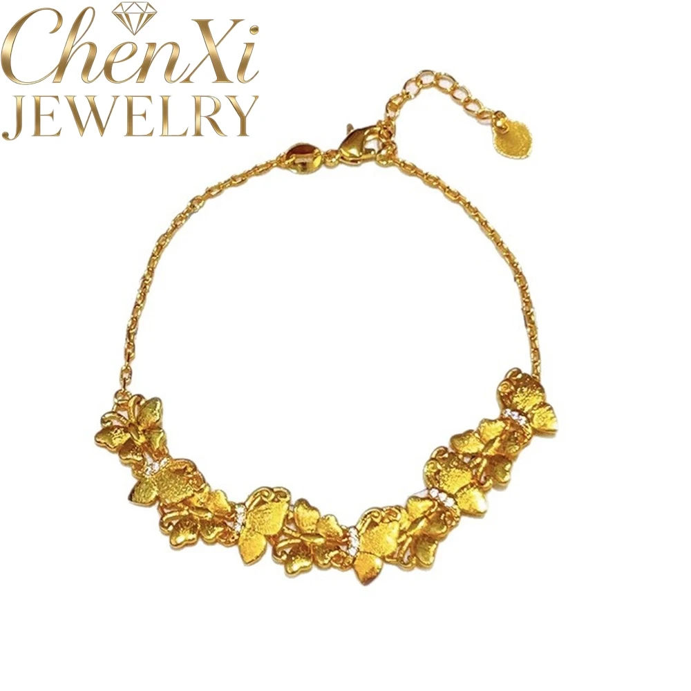 High-End Sand Gold Butterfly Bracelet Best Selling Popular Luxury Quality Jewelry Festival Gift Fashion Exquisite Charms Elegant
High-End Sand Gold Butterfly Bracelet Best Selling Popular Luxury Quality Jewelry Festival Gift Fashion Exquisite Charms Elegant