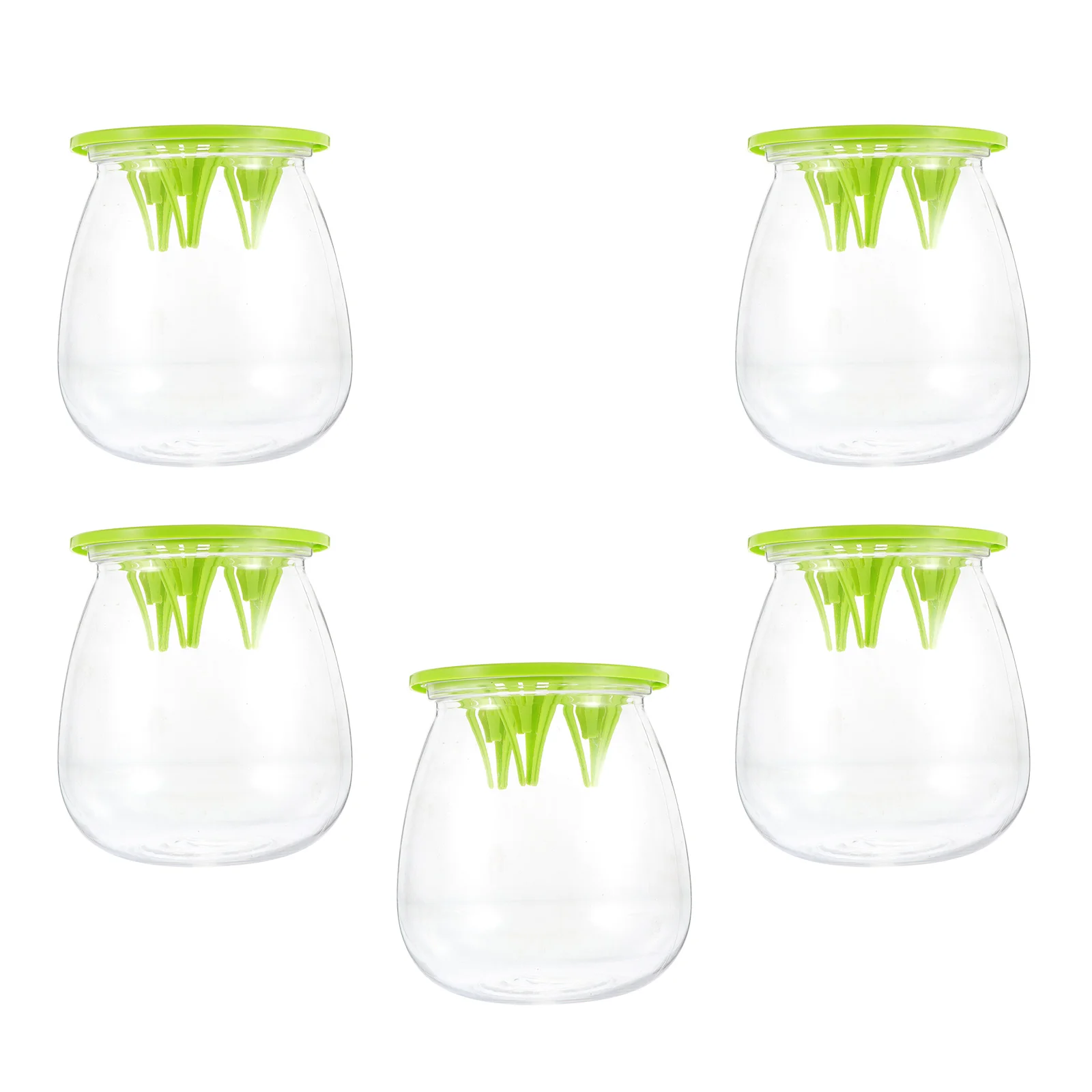 5 Pcs Hydroponic Flower Pot Plastic Vase for Garden Arranging Plant Container DIY Decorative Focus Christmas Wedding
5 Pcs Hydroponic Flower Pot Plastic Vase for Garden Arranging Plant Container DIY Decorative Focus Christmas Wedding