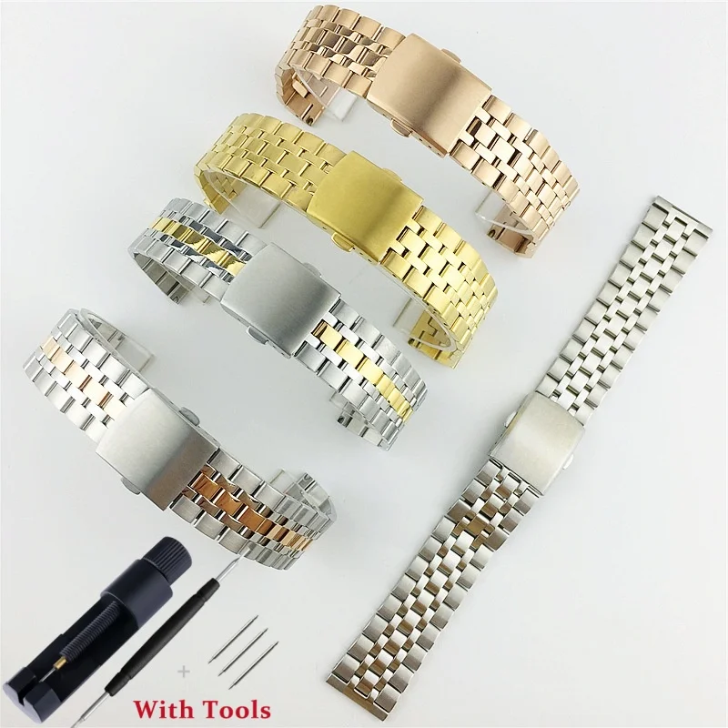 12mm 14mm 16mm 18mm 19mm 20mm 22mm Stainless Steel Ultra-thin Solid Double Button Folding Buckle Watch Strap Watch Accessories
12mm 14mm 16mm 18mm 19mm 20mm 22mm Stainless Steel Ultra-thin Solid Double Button Folding Buckle Watch Strap Watch Accessories