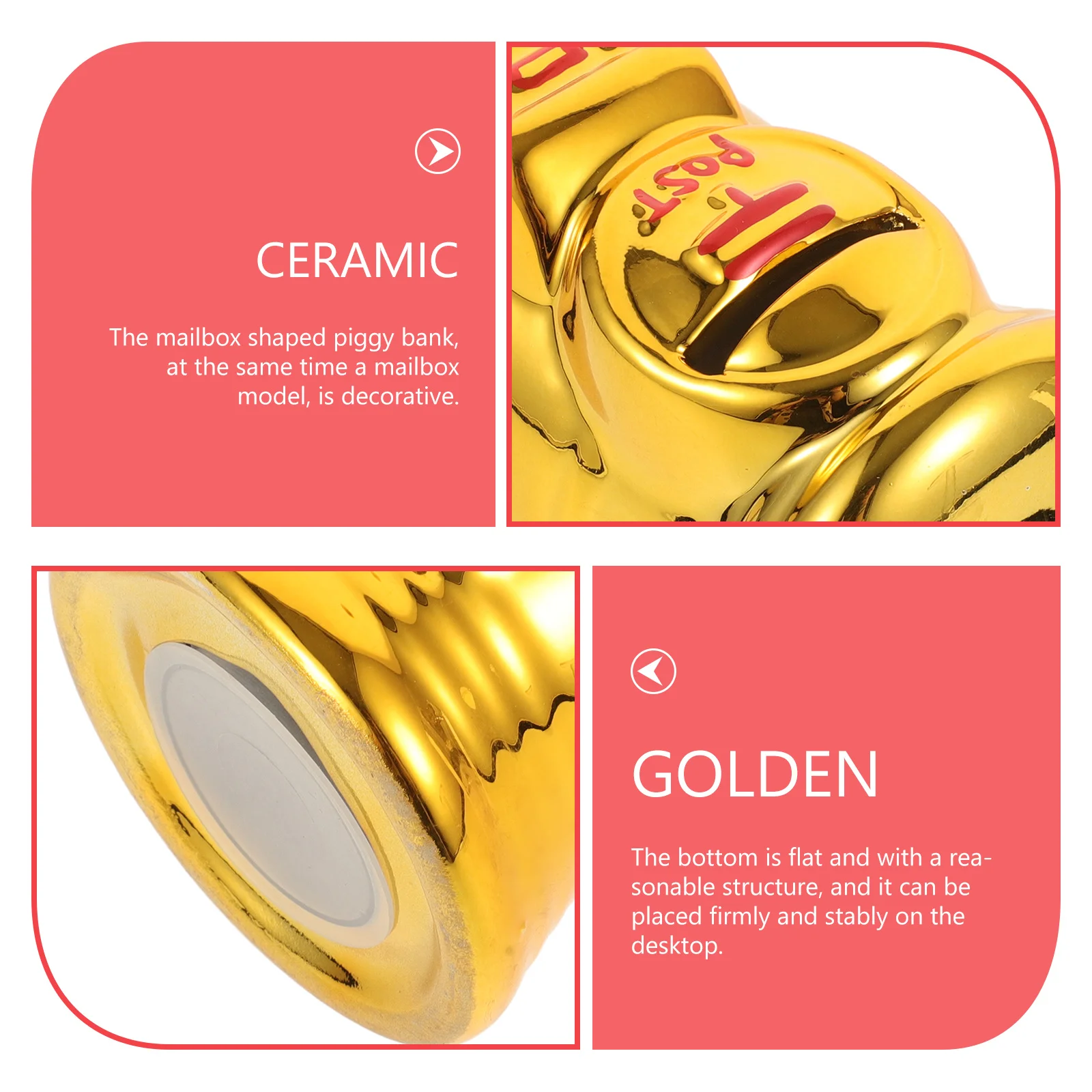 Home Decor New Year Mailbox Organisation Deposit Bottles Container Golden Desktop 
Home Decor New Year Mailbox Organisation Deposit Bottles Container Golden Desktop