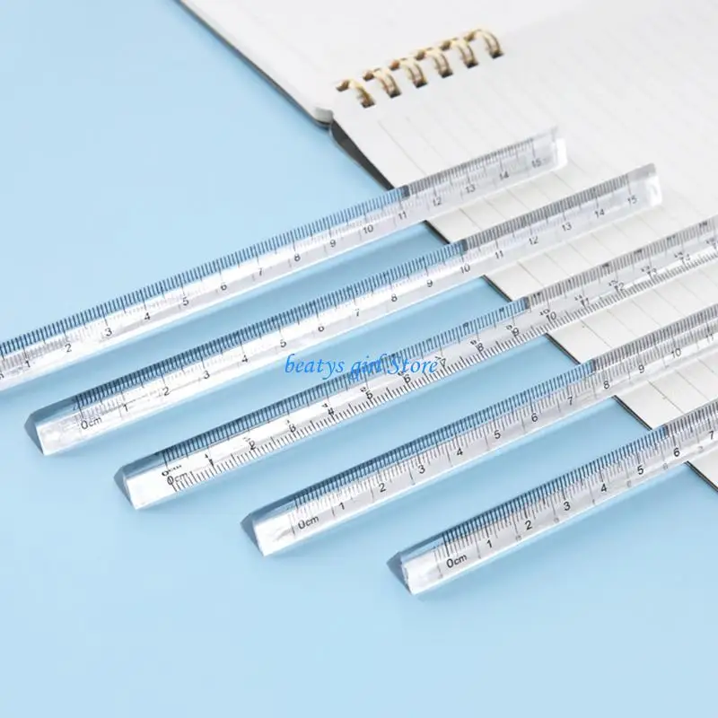 C7AB Portable Acrylic Straight Ruler Three-sided Plastic Ruler Accurate Mathematics Ruler Lightweight Durable School Supplies
C7AB Portable Acrylic Straight Ruler Three-sided Plastic Ruler Accurate Mathematics Ruler Lightweight Durable School Supplies