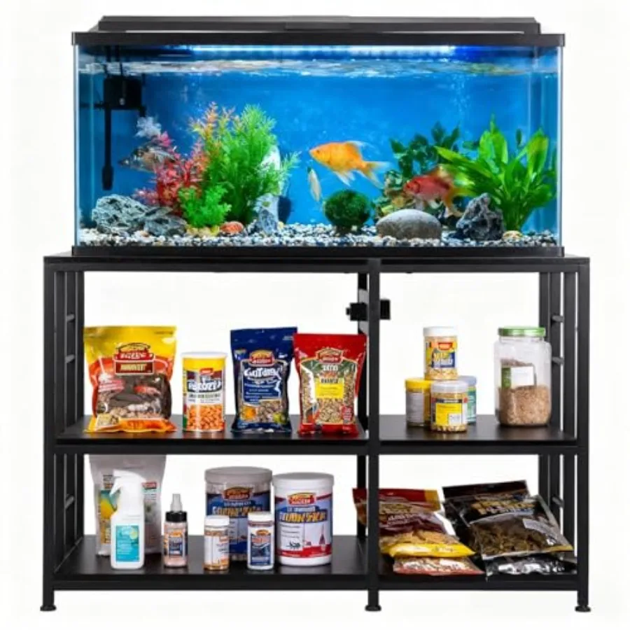 40 50 Gallon Aquarium Stand 36x18 Inch Heavy Duty 750lbs Capacity, 3-Tier Black Adjustable Shelf Steel Frame Fish Tank Stand wi
40 50 Gallon Aquarium Stand 36x18 Inch Heavy Duty 750lbs Capacity, 3-Tier Black Adjustable Shelf Steel Frame Fish Tank Stand wi
