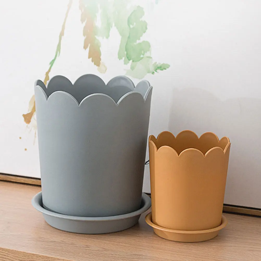 10Sets Planting Pots Plastic Flowerpots with Tray for Indoor Plants Sturdy Stackable Cylinder Succulent Nursery Containers
10Sets Planting Pots Plastic Flowerpots with Tray for Indoor Plants Sturdy Stackable Cylinder Succulent Nursery Containers