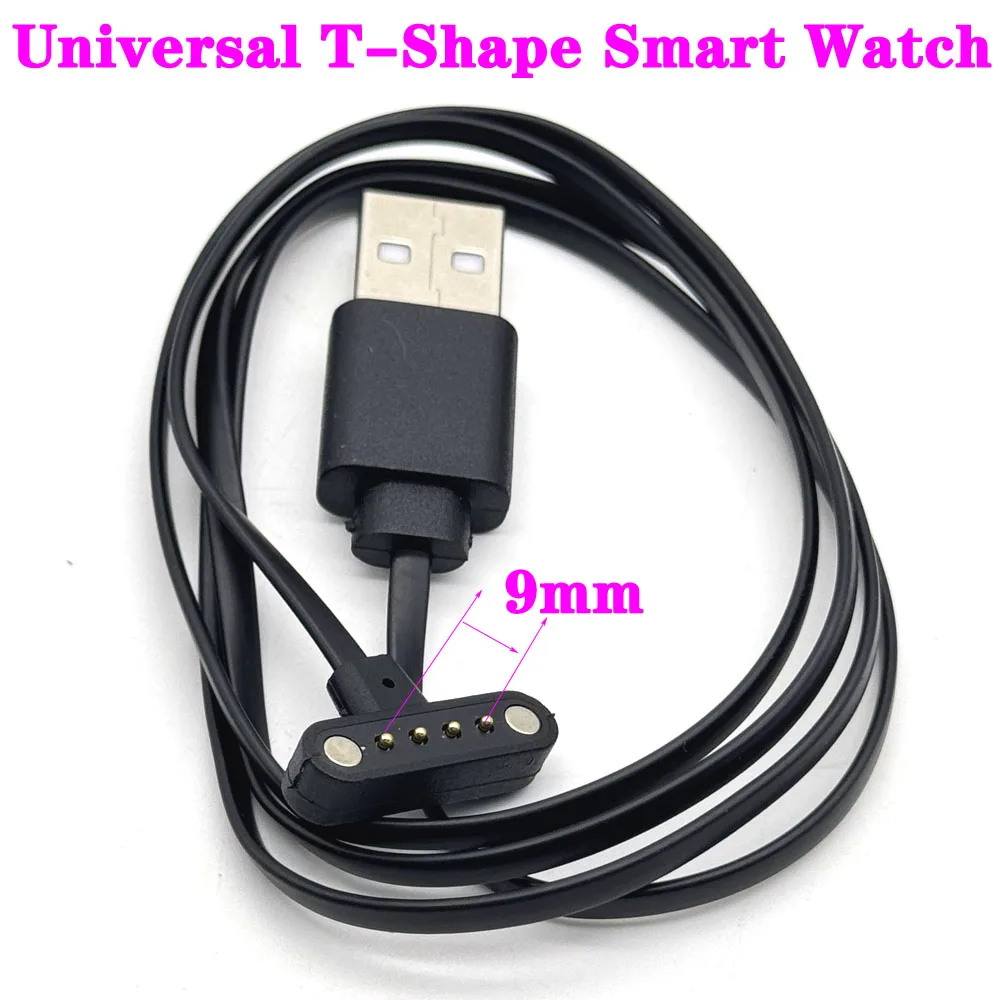 9mm Universal 4Pin T-Shape Smart Watch Bracelet Magnetic Data Charging Cable USB Backup Chargers Support DM98 LemX10/DM20
9mm Universal 4Pin T-Shape Smart Watch Bracelet Magnetic Data Charging Cable USB Backup Chargers Support DM98 LemX10/DM20