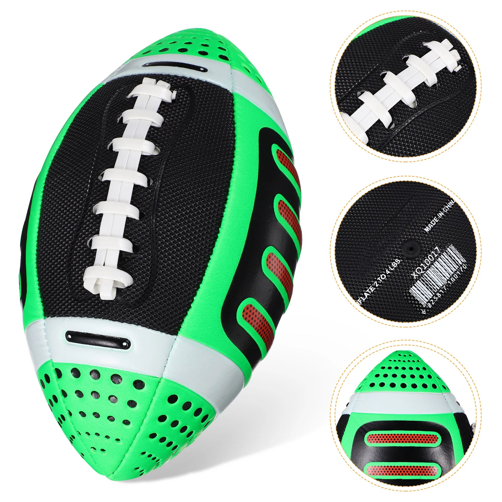 American Football Green Youth Size Durable Training Ball Outdoor Indoor Soft PU Small Elastic Hand Feeling Football Gear
American Football Green Youth Size Durable Training Ball Outdoor Indoor Soft PU Small Elastic Hand Feeling Football Gear
