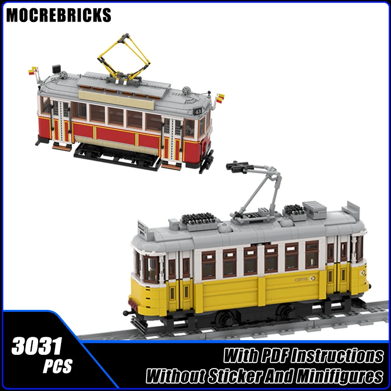 MOC City Railway Lizbon Прага Трамвай Пассажирская машина Строительный блок Сборка Модельные наборы Кирпичи Мальчик Головоломки Игрушки Подарок на день рождения
MOC City Railway Lizbon Прага Трамвай Пассажирская машина Строительный блок Сборка Модельные наборы Кирпичи Мальчик Головоломки Игрушки Подарок на день рождения