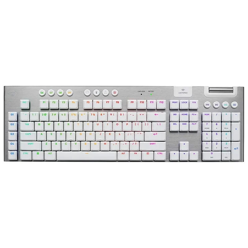 G915 X LIGHTSPEED Gaming Keyboard Wireless Bluetooth Wired Triple Mode Gaming Backlit Low-profile Mechanical Keyboard
G915 X LIGHTSPEED Gaming Keyboard Wireless Bluetooth Wired Triple Mode Gaming Backlit Low-profile Mechanical Keyboard