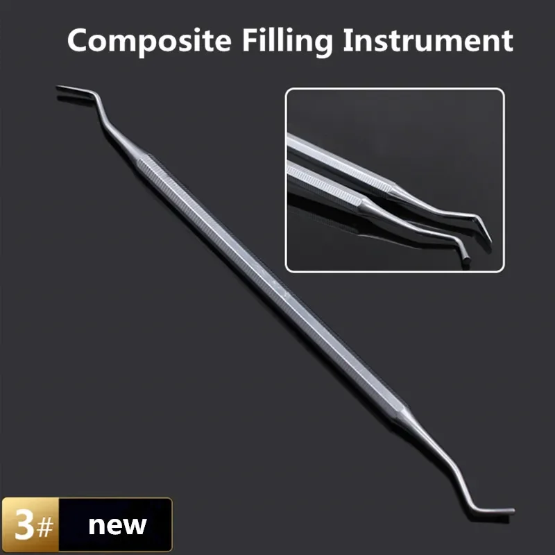 3Pcs Dental Stainless Steel Spatula Mixing Knife Wax Carver Double Ended Composite Scoop Sculpting Resin Filling Instrument
3Pcs Dental Stainless Steel Spatula Mixing Knife Wax Carver Double Ended Composite Scoop Sculpting Resin Filling Instrument