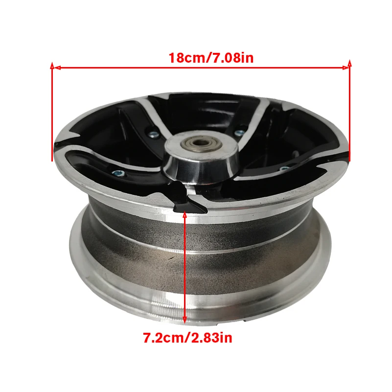11 Inch 90/65-6.5 or 110/50-6.5 Rim for Electric Scooter Front and Rear Wheels with Disc Brakes, Aluminum Alloy Split Hub
11 Inch 90/65-6.5 or 110/50-6.5 Rim for Electric Scooter Front and Rear Wheels with Disc Brakes, Aluminum Alloy Split Hub